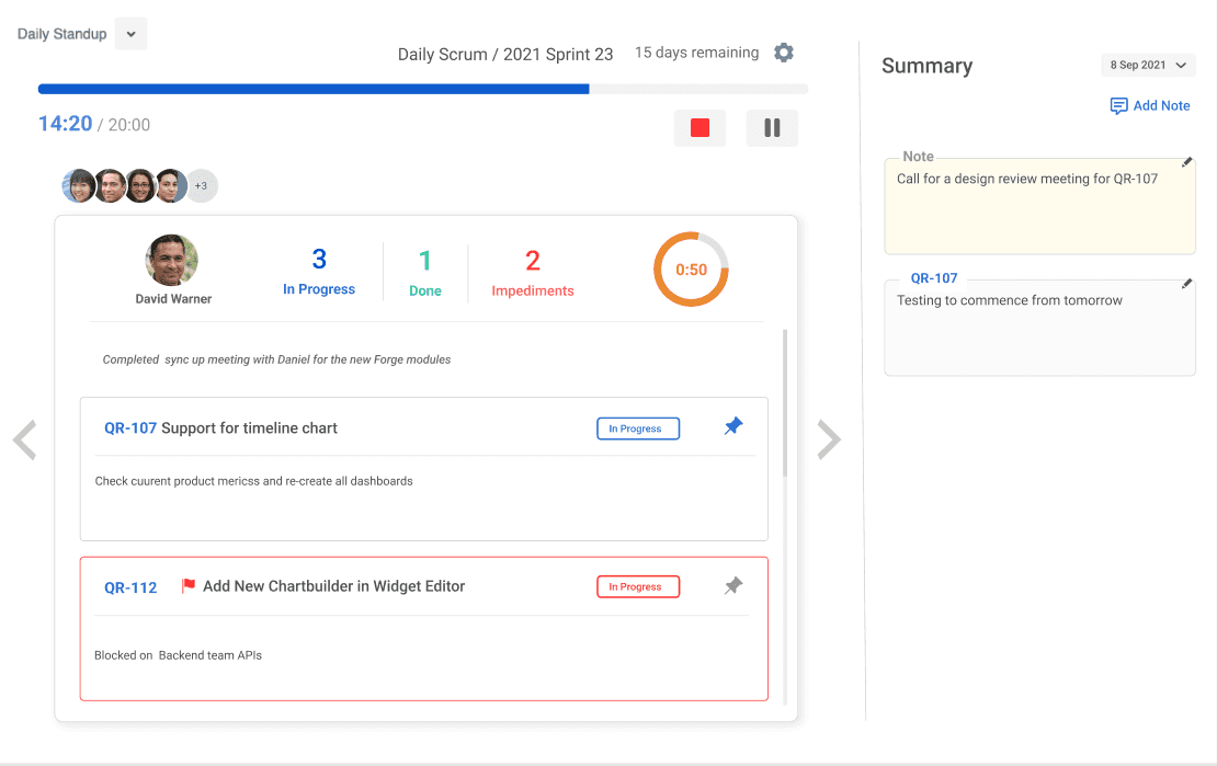 Fun and effective standups right within Jira